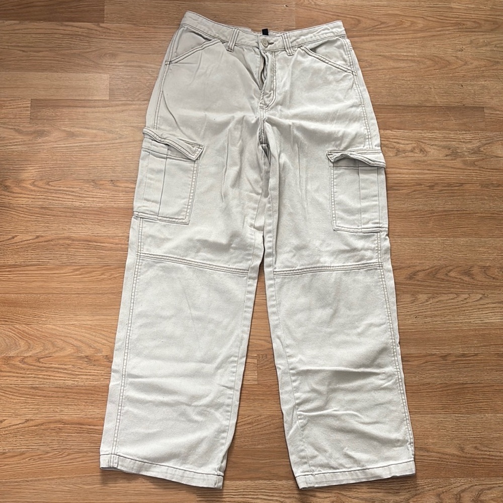 Women's Gray Cargo Pants